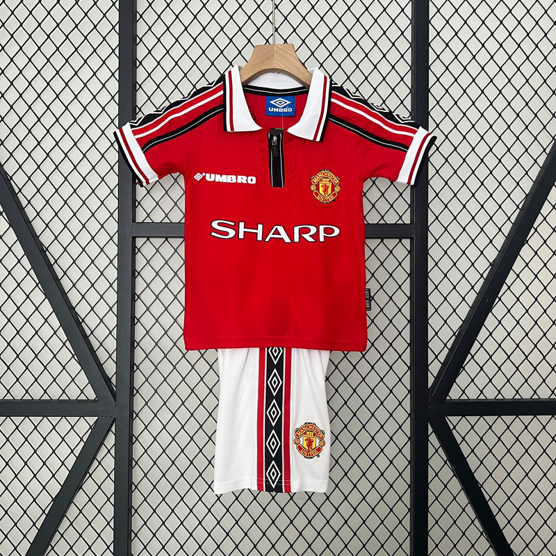 Conjunto Infantil Manchester United 1998/99 Home