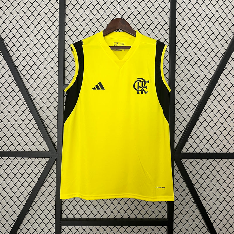 Camisa Regata Flamengo 2024/25 Treino Amarela