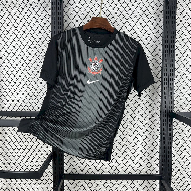 Camisa Corinthians 2025/26 Goleiro Preta