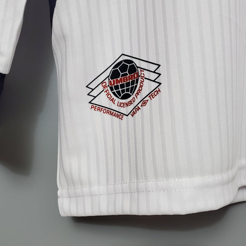 Camisa Longa Retrô Inglaterra 1998 Home