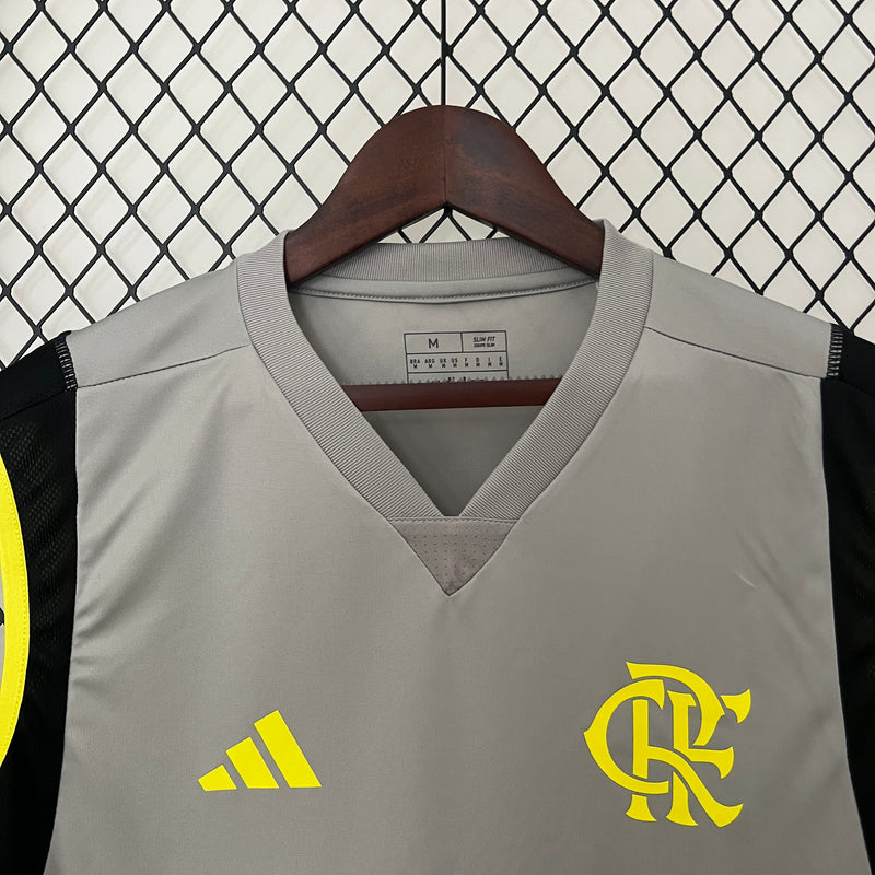 Camisa Regata Flamengo 2024/25 Treino Cinza