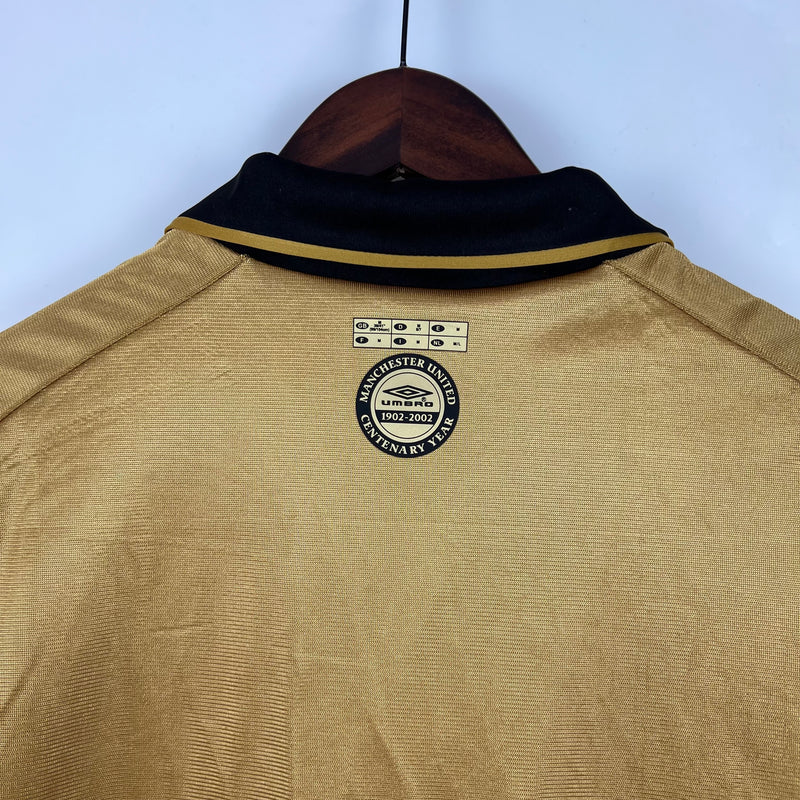 [NOVIDADE] Camisa Retrô Manchester United 2001/02 100th 2024/25