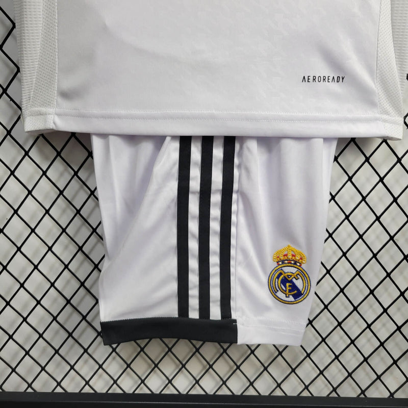 Conjunto Infantil Real Madrid Home 2024/25