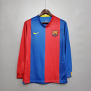 Camisa Retrô Barcelona 2006/07 Home Manga Longa