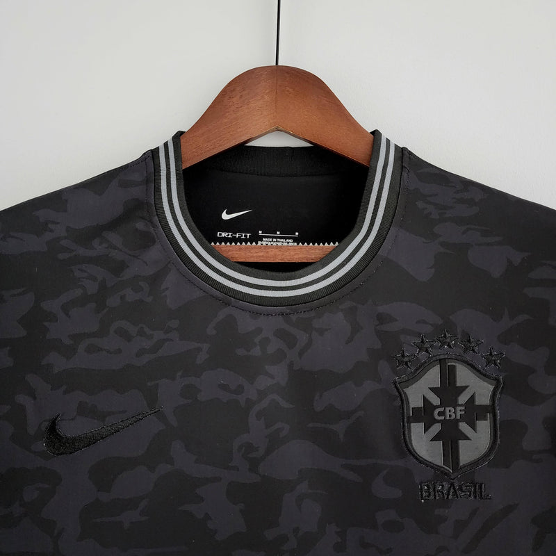 Camisa Seleção Brasil 2022/22 Edição Limitada All Black