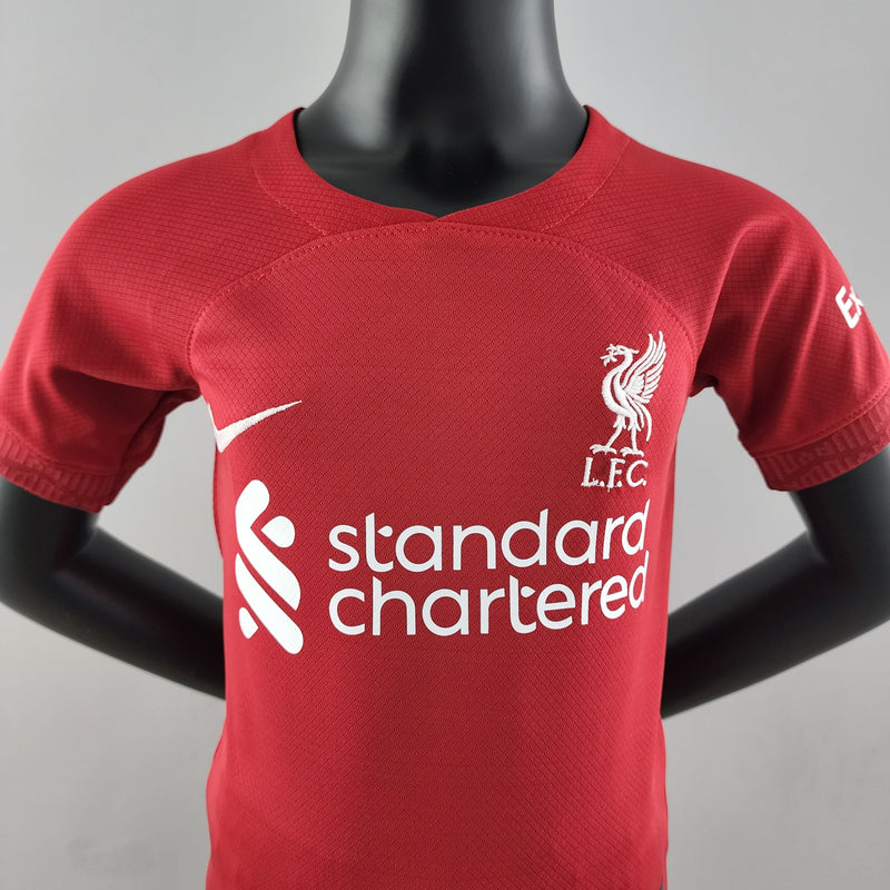 Conjunto Infantil Liverpool 2022/23 - Home