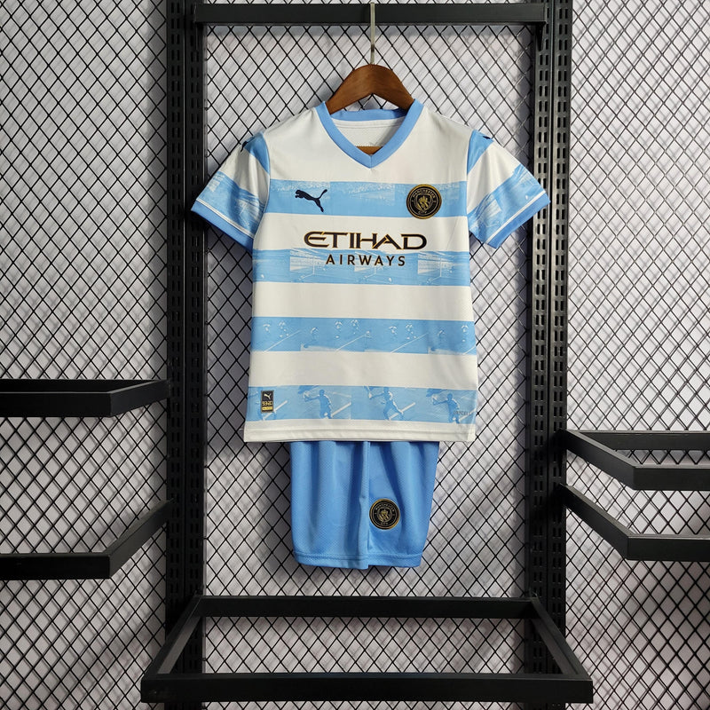 Conjunto Infantil Manchester City 2022/23