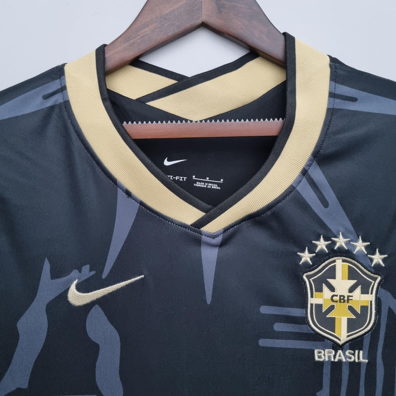 Camisa Feminina Seleção Brasil 2022/22 Edição Limitada Preta