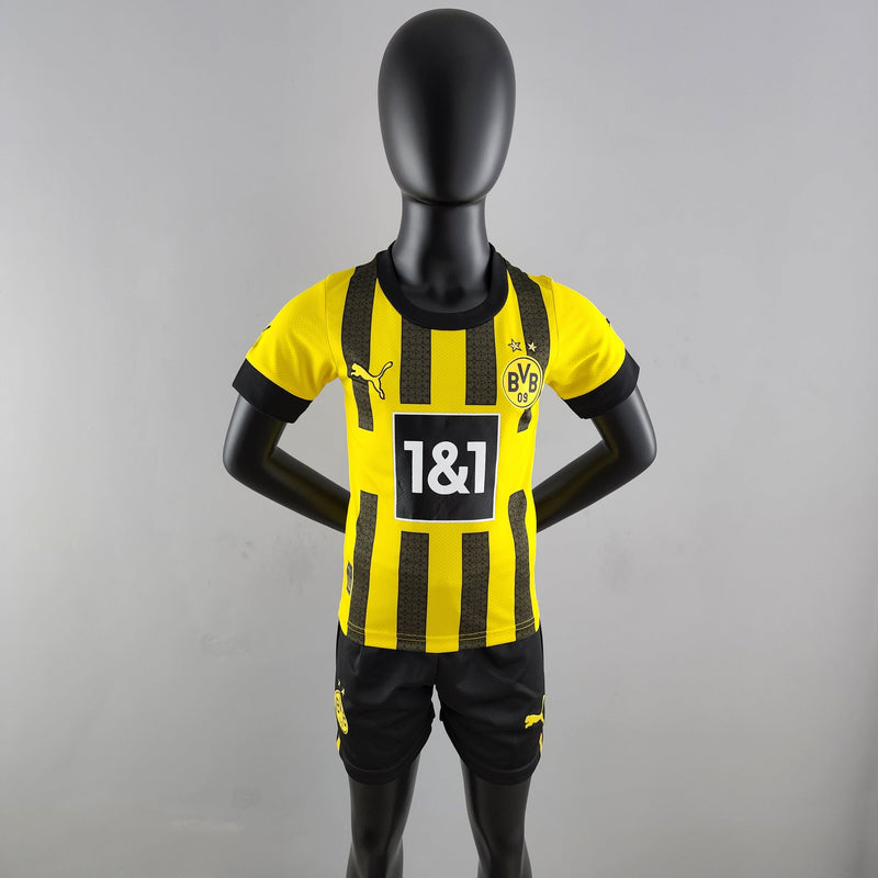 Conjunto Infantil Borussia Dortmund 2022/23 - Home