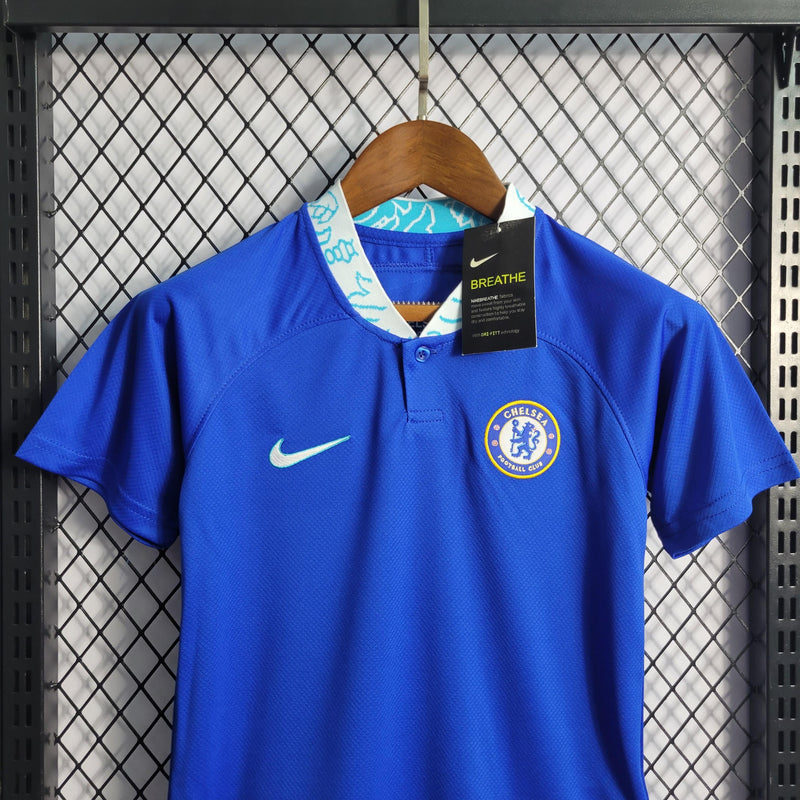 Conjunto Infantil Chelsea 2022/23 - Away