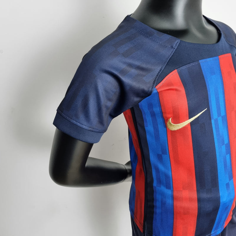 Conjunto Infantil Barcelona 2022/23 - Home