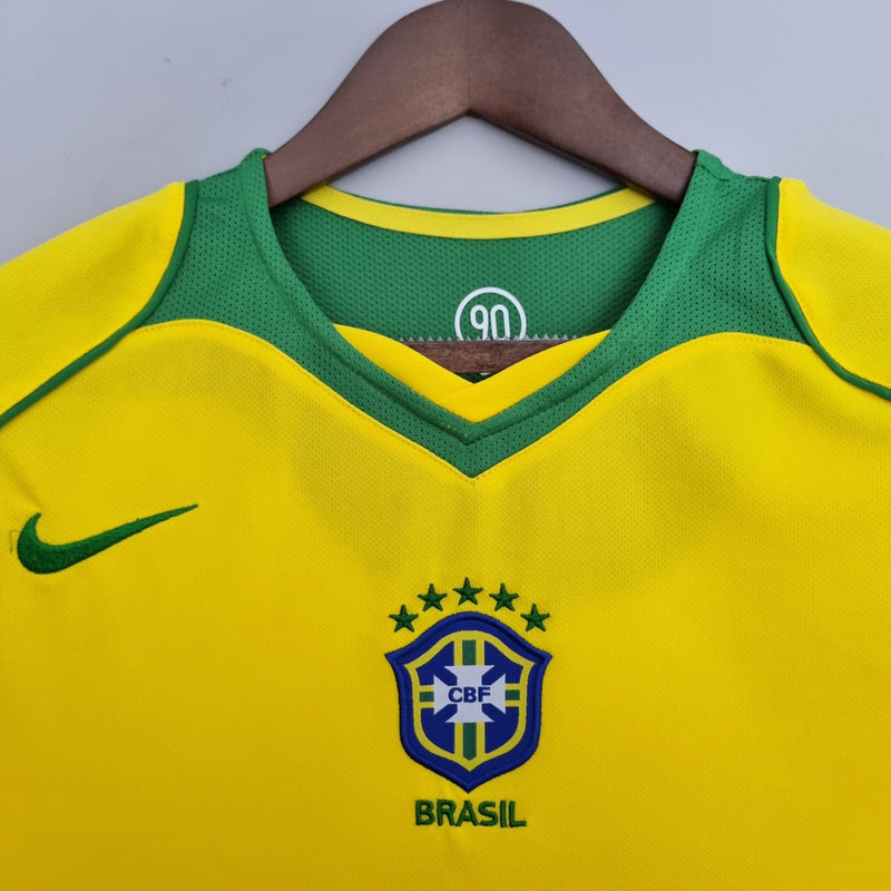 Camisa Retrô Seleção Brasil 2004/06 Home