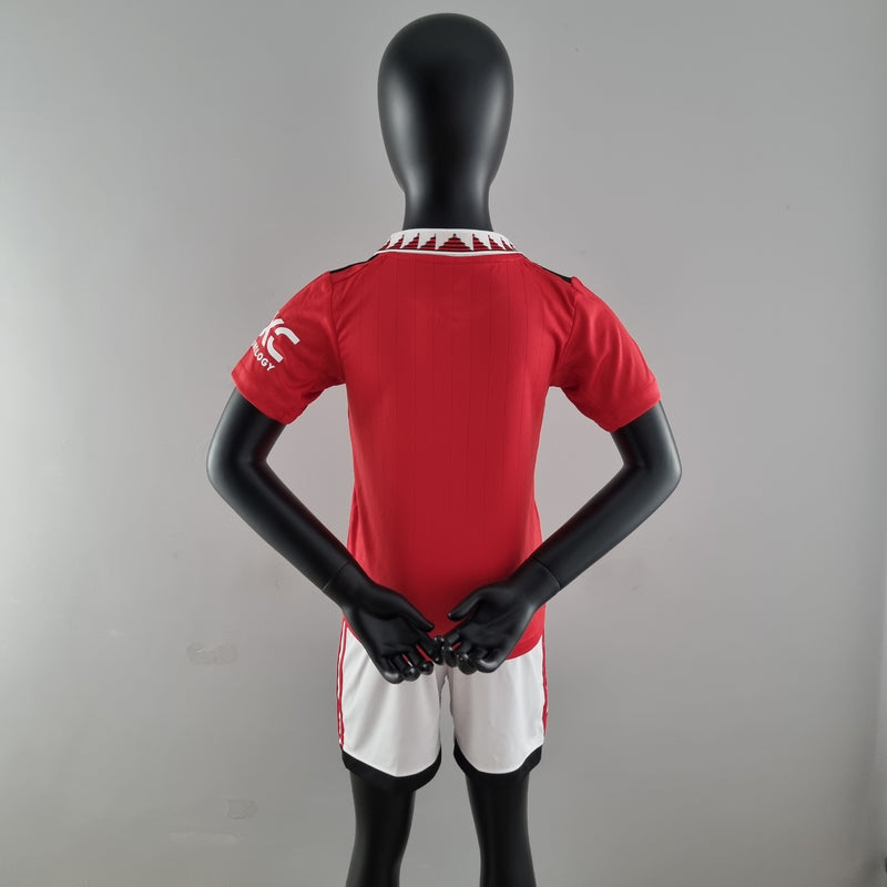 Conjunto Infantil Manchester United 2022/23 - Home