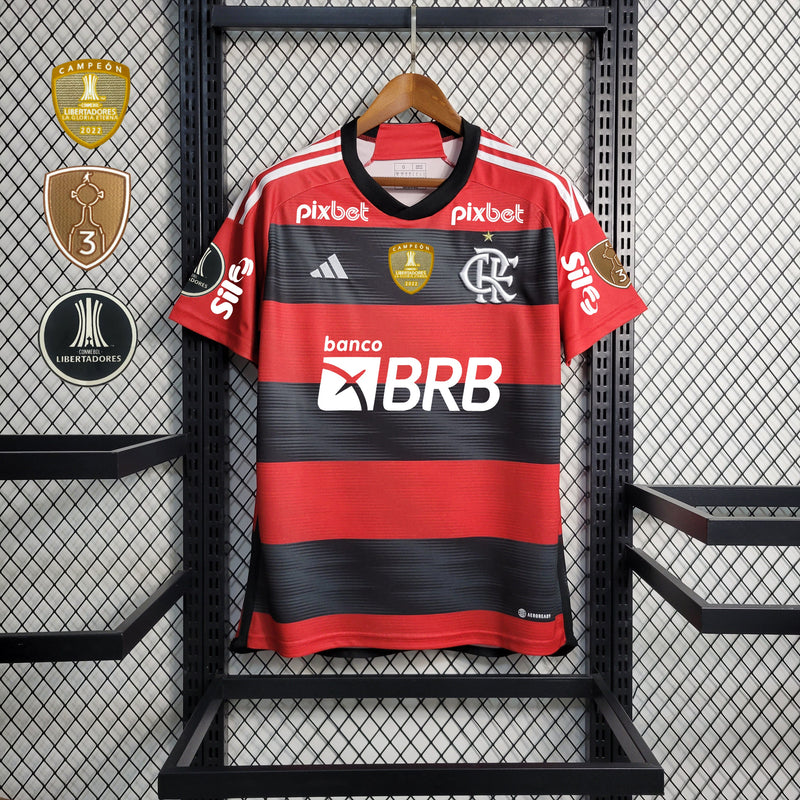 Camisa Flamengo 2023/24 Home - Todos Patrocínios