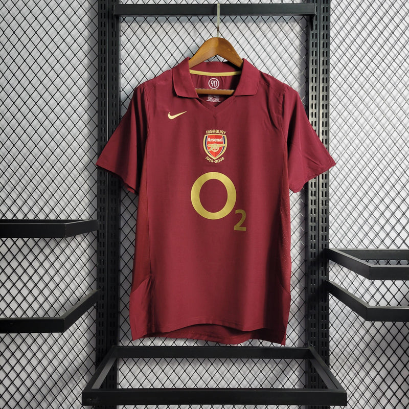 Camisa Retrô Arsenal 2005/06 Home