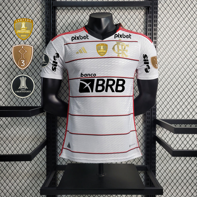 Camisa Jogador Flamengo 2023/24 Away + Patrocinadores