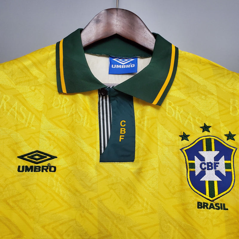 Camisa Retrô Seleção Brasil 1991/93 Home