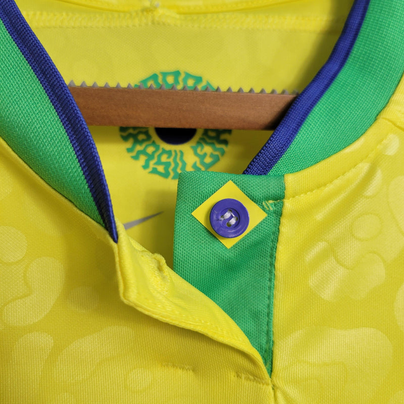 Camisa Feminina Seleção Brasil 2022/23 Home Torcedor PRO