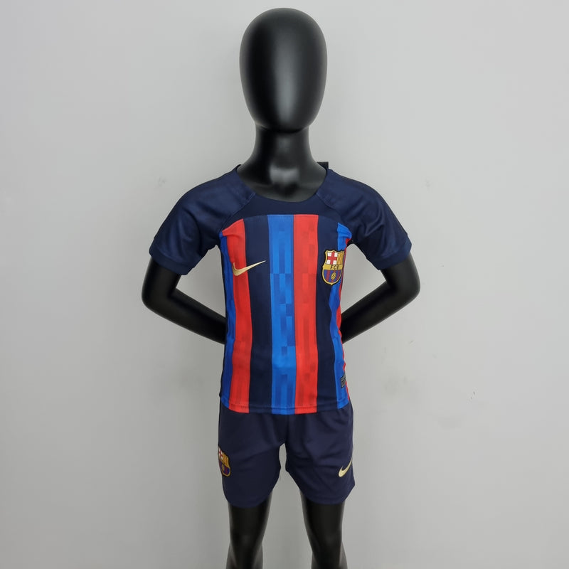 Conjunto Infantil Barcelona 2022/23 - Home