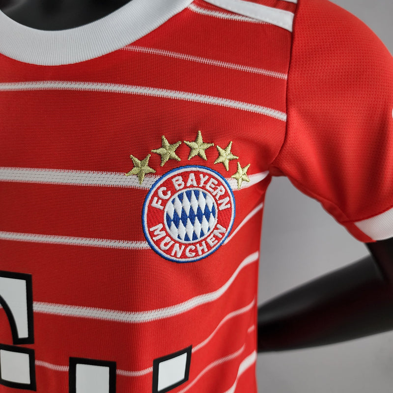 Conjunto Infantil Bayern de Munique 2022/23 - Home