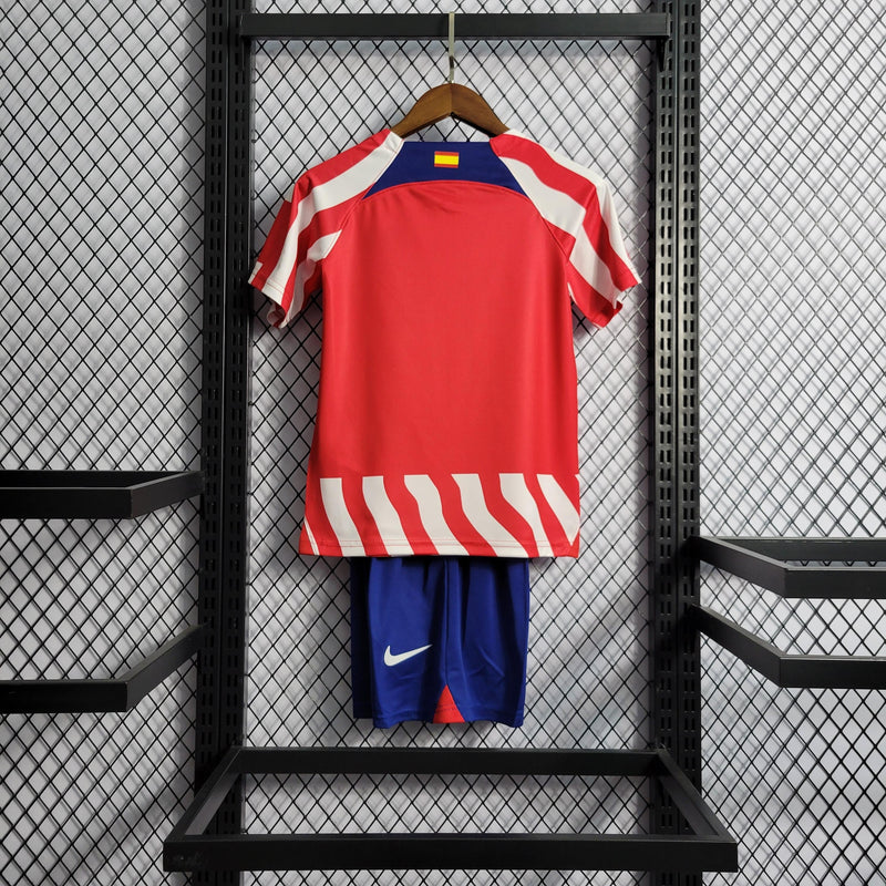 Conjunto Infantil Atlético de Madrid 2022/23 Home