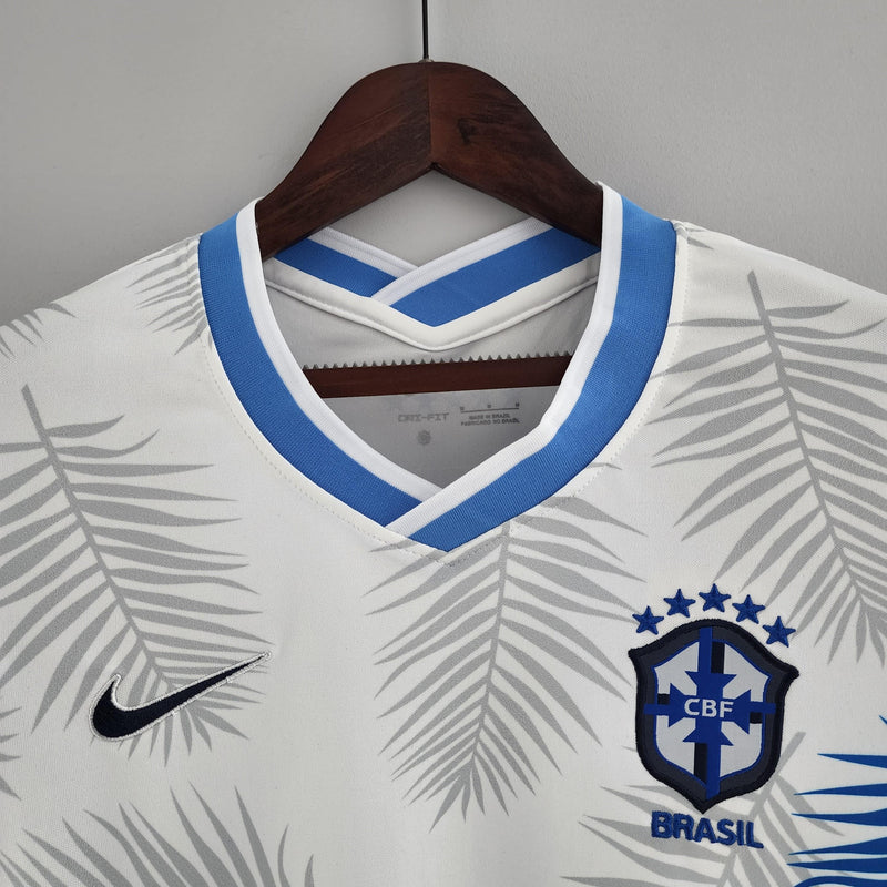 Camisa Feminina Seleção Brasil 2022/22 Edição Limitada Branca