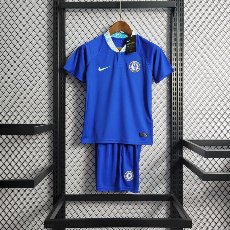 Conjunto Infantil Chelsea 2022/23 - Away