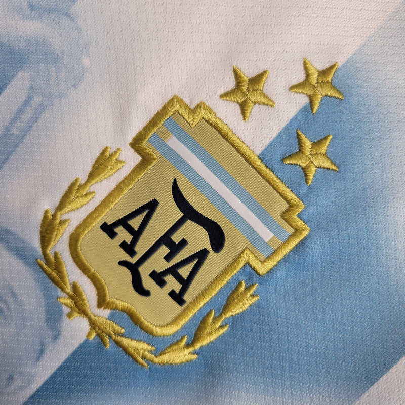 Camisa Seleção Argentina 2023/24 Comemorativa Campeã do Mundo