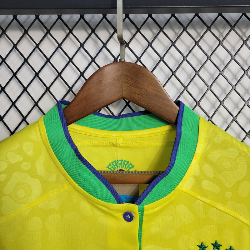 Camisa Feminina Seleção Brasil 2022/23 Home Torcedor PRO