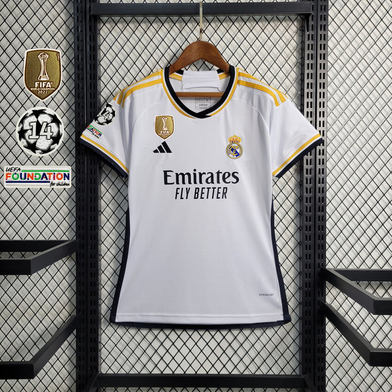 Camisa Feminina Real Madrid 2023/24 Home